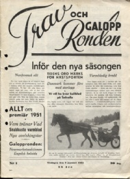 Sportboken - Trav och galoppronden 1951